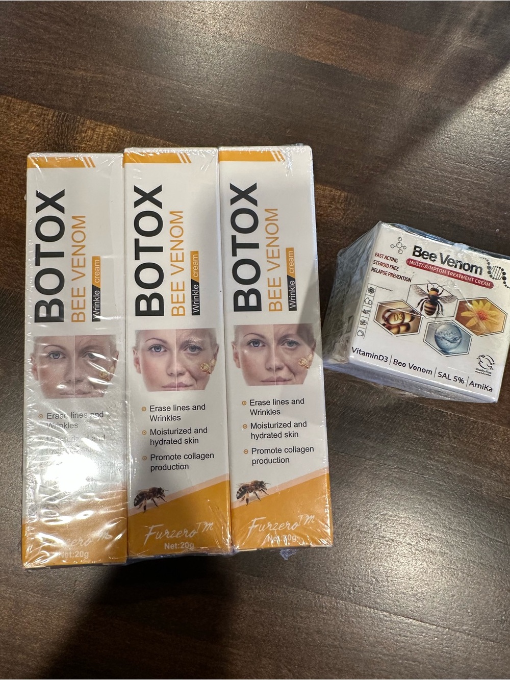 BOTOX Bee Venom Wrinkle Cream - Yellow & White Packaging